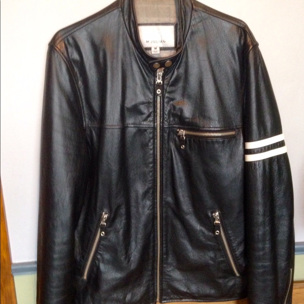 Wilsons Leather 
Genuine Leather Biker Jacket
